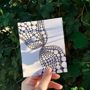 Abstract bubble art drawing